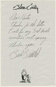 Berke Breathed letter