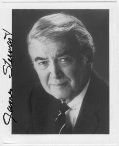 James Stewart signed photo