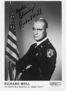 Richard Moll signed photo