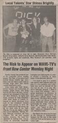 Newspaper article on The Risk